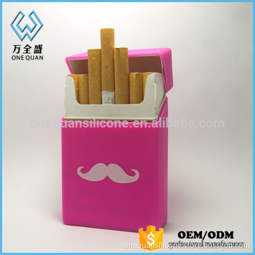 Colorful Eco-friendly Silicone Cigarette Case with Display Cigratte Box